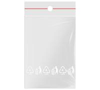 verpacking bolsas con cierre zip 50 x 70 mm [tamaño y cantidad a elegir] transparentes 50 µm bolsas de polietileno de plástico recerrables (300 unidades)