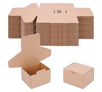verpacking Cajas plegables 120 x 100 x 80 mm marrón (dimensiones exteriores 125 x 105 x 85 mm) WP 10 caja de envío caja DHL Hermes DPD GLS embalaje (100 unidades)