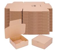 verpacking Cajas plegables 150 x 150 x 60 mm marrón (dimensiones exteriores 155 x 155 x 65 mm) WP 20 caja de envío caja DHL Hermes DPD GLS embalaje (250 unidades)