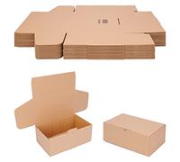 verpacking Cajas plegables 250 x 150 x 100 mm marrón (dimensiones exteriores 258 x 158 x 105 mm) WP 30 caja de envío caja DHL Hermes DPD GLS embalaje (50 unidades)