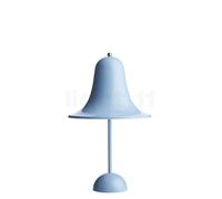Verpan Pantop, lámpara recargable LED, celeste