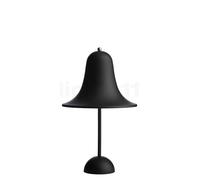 Verpan Pantop, lámpara recargable LED, negro mate