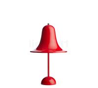 Verpan Pantop, lámpara recargable LED, rojo brillante