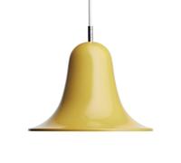Verpan Pantop metal colgante lámpara de techo amarillo Ø23