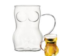 Verpes de cerveza para mujer - Vaso femenino, tazas para beber refugio de Frost | Vasos de cerveza para cuerpo curvilíneos, copas de cóctel estilo pub para alcohol, bebida,