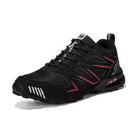 VERROL Zapatillas de Senderismo para Hombre, Zapatillas de Ciclismo para Correr al Aire Libre Transpirable Antideslizantes Bicicleta de montaña Escalada Trekking Sneakers Zapatos de Deporte