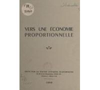 Vers Une Économie Proportionnelle (ebook)