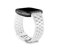 versa 2 sport band frost white large