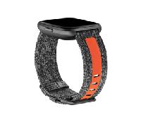 Versa 2 Woven Band Charcoal/Orange Small FB171WBGYTAS