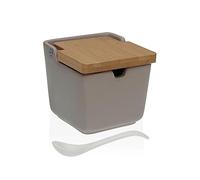 Versa Azucarero Gris 8,8 x 8,5 x 8,8 cm Cerámica