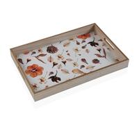 Versa Bandeja Flores Madera MDF 30 x 5 x 45 cm - Marca EAN: 8420327527752
