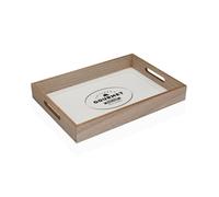Versa Bandeja Gourmet Madera MDF 24 x 4,5 x 34 cm
