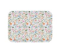Versa Bandeja Polietileno RPET Flores 27 x 2,2 x 38 cm
