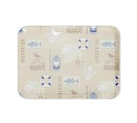 Versa Bandeja Seaside Polietileno RPET 27 x 2,2 x 38 cm
