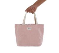 Versa Bolsa Corduroy Rosa 9 x 22 x 23 cm