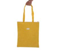 Versa Bolso Corduroy de Estilo Contemporáneo, Medidas(Al x L x An) 40 x x 33 cm, Textil, Color Amarillo