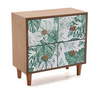 Versa Caja-Joyero Mint Madera de la Marca, Color Multicolor (11 x 25 x 24 centímetros)