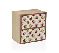 Versa Caja-Joyero Strawberry de la Marca, Color Multicolor
