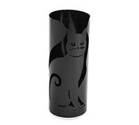 Versa Cats Paragüero para la Entrada, Habitación o Hall, Porta Paraguas Moderno, Medidas (Al x L x An) 49 x 19 x 19 cm, Metal, Color Negro