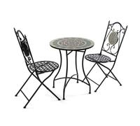 Versa Conjunto de Mesa con 2 Sillas Baffin 60 x 71 x 60 cm