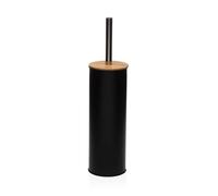 Versa Escobilla para el Baño Negro Metal 9,5 x 38 x 9,5 cm