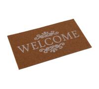 Versa Felpudo Welcome de Estilo Contemporáneo, Medidas (Al x L x An) 2 x 40 x 70 cm, Color Marrón