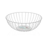 Versa Frutero Bicicleta Metal Acero Madera MDF 28 x 10 x 28 cm