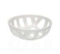 Versa Frutero Blanco Cerámica Dolomita 26,4 x 8,5 x 26,4 cm