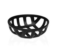Versa Frutero Negro Cerámica Dolomita 26,4 x 8,5 x 26,4 cm