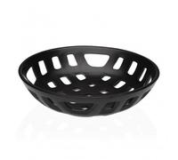 Versa Frutero Negro Cerámica Porcelana 28 x 7 x 28 cm
