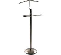 Versa Home Galán de noche moderno en metal plateado