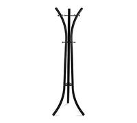 Versa Kiefer Perchero de Pie de Estilo Minimalista, con 6 Ganchos o Colgadores para Ropa o Bolsos para el Recibidor, Medidas (Al x L x An) 175 x 58 x 58 cm, Metal, Color Negro