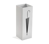 Versa Pierot Paragüero para la Entrada, Habitación o Hall, Porta paraguas moderno, , Medidas (Al x L x An) 48 x 17 x 17 cm, Madera MDF, Color Blanco