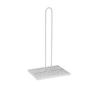 Versa Portarrollo de Papel de Cocina Damasco Metal Acero Madera MDF 16,5 x 31 x 13 cm