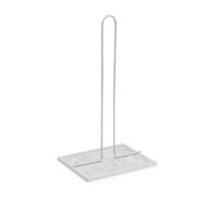 Versa Portarrollo de Papel de Cocina Palmera Metal Acero Madera MDF 16,5 x 31 x 13 cm