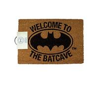 Versa RD-RS461002 Alfombra para Puerta de Entrada, Batman-Welcome to The Batcave, Bonote, Brown, One Size
