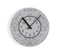 Versa Reloj de Pared Damasco Madera 4 x 30 x 30 cm