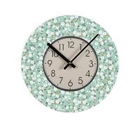 Versa Reloj de Pared Flores Madera 4 x 30 x 30 cm