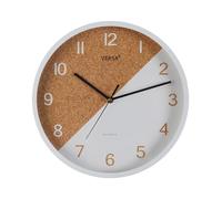 Versa Relojes de Pared de Estilo Moderno, Medidas (Al x L x An) 30 x 4,5 x 30 cm, Color Blanco