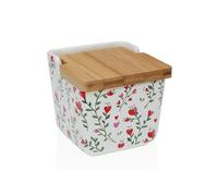 Versa Salero con Tapa Lover Cerámica 8,8 x 8,5 x 8,8 cm