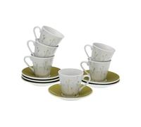 Juego de 6 Tazas con Plato Versa Laison Porcelana - Marca: Versa - EAN: 8420327561510