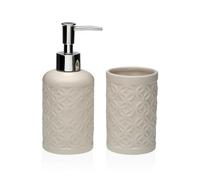 Versa Set de Baño Beige Dolomita 6,8 x 17 x 6,8 cm