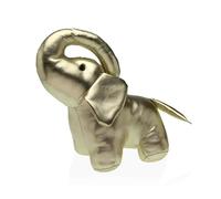 Versa Sujetador de Puerta Dorado Elefante Textil 16 x 29 x 25 cm