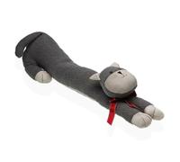 Versa Sujetador de Puerta Gato Textil 16 x 16 x 74 cm