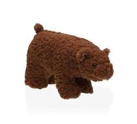 Versa Sujetador de Puerta Marrón Oso Textil 12 x 18 x 29 cm