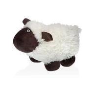 Versa Sujetador de Puerta Textil 14 x 18 x 29 cm Oveja Blanco