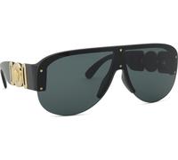 Versace Hombre VE4391 GB1/87 Gafas de sol Nylon Negro Gris Geométrico Normal