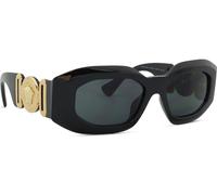 Versace Hombre VE4425U GB1/87 Gafas de sol Nylon Negro Gris Geométrico Normal