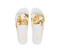 Versace 80YA3SQ4 ZS365 - Pantuflas, G03 - Bianco/Oro, 41 EU