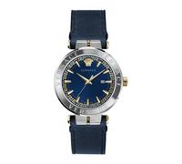 Versace- Aion Reloj Correa de Cuero Esfera Azul- Accessories- Hombre- Multicolor- ONE SIZE- Aion Reloj Correa de Cuero Esfera Azul